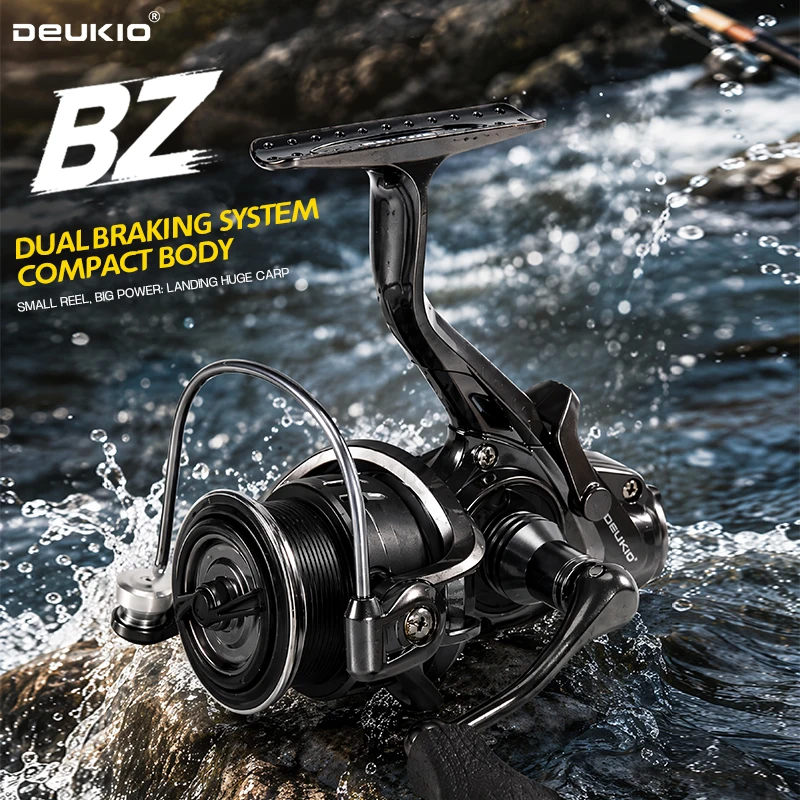 Surf Reel - DEUKIO Mini Double Brake Design Fishing