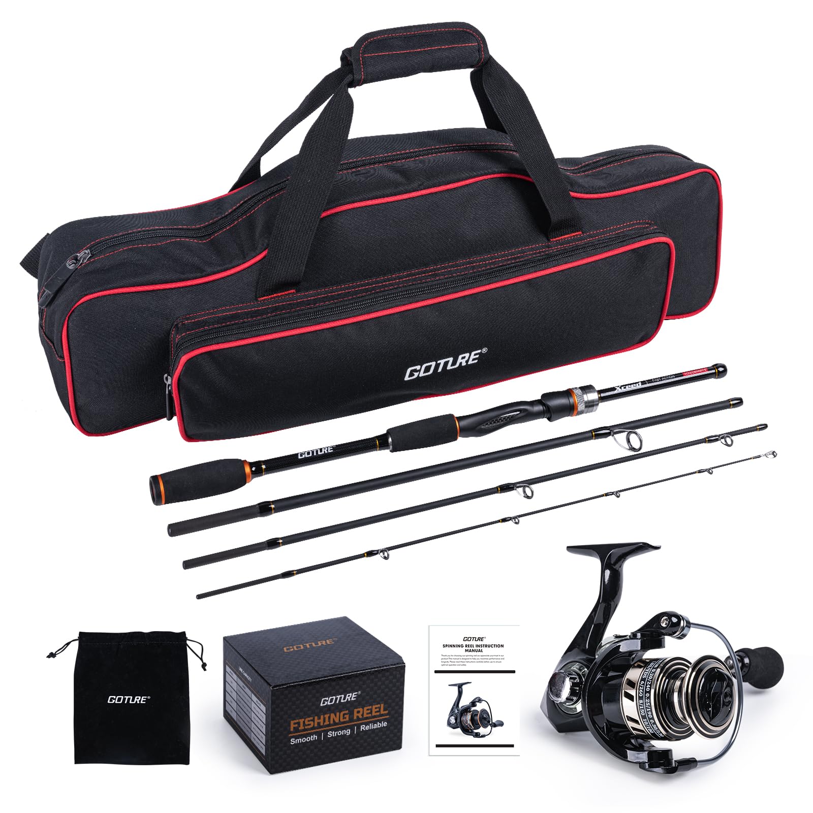 Goture Portable Spinning Fishi - Reel Bag ulasan dan harga