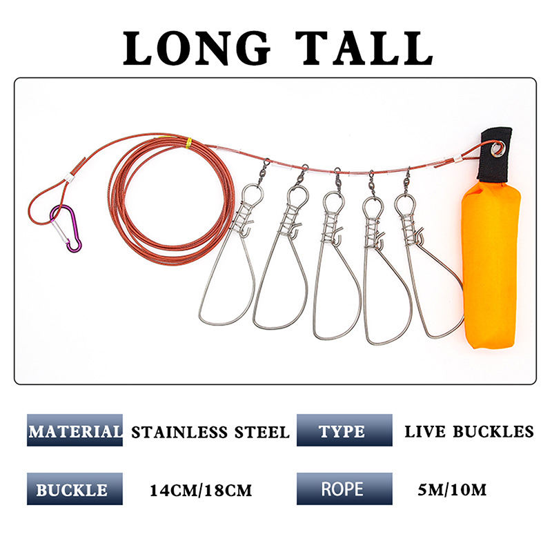 New 5-snap Float Fish Stringer - Reel Repair Kit ulasan dan harga