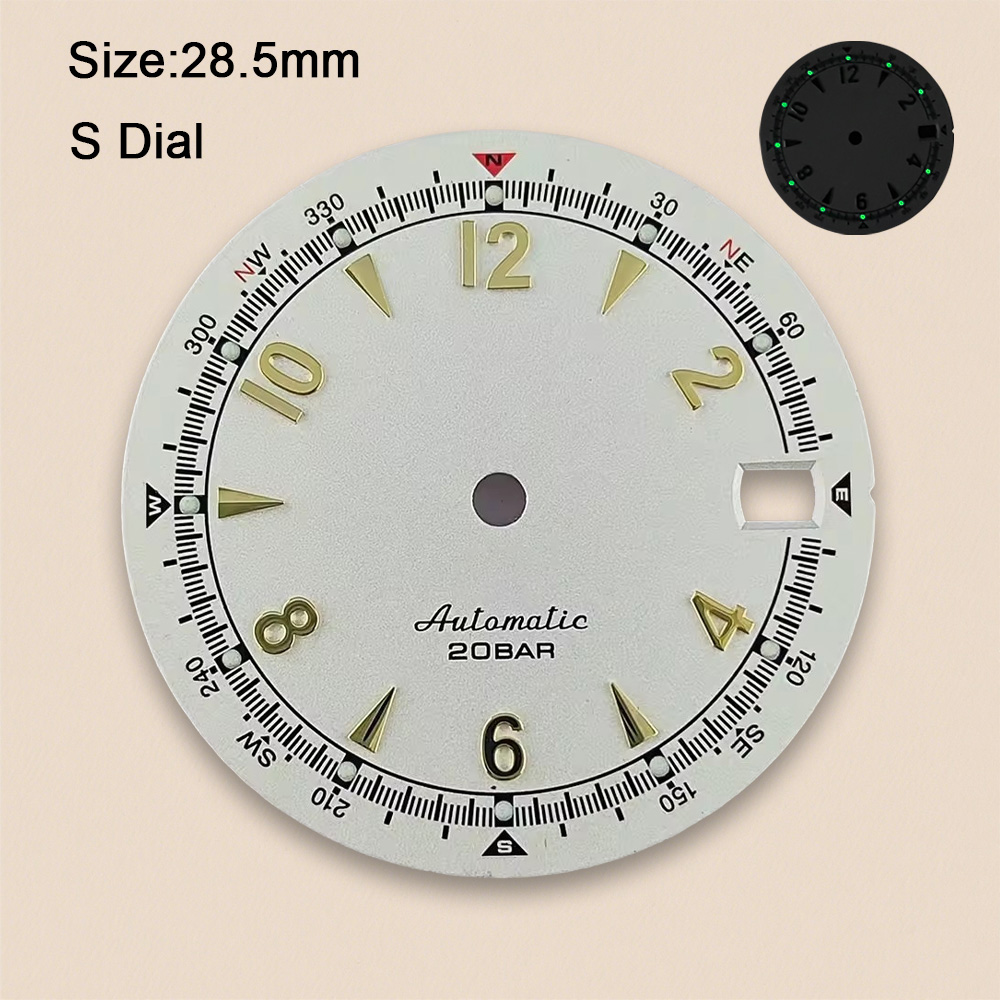 Nh35 Dial S Logo 28.5mm Retro  - Reel Case ulasan dan harga