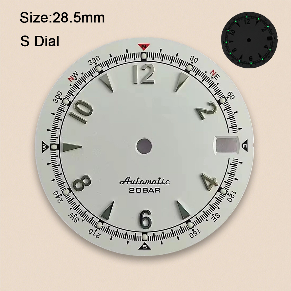 Nh35 Dial S Logo 28.5mm Retro  - Reel Case ulasan dan harga